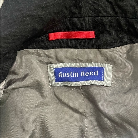 Austin Reed Vintage Wool Button Grey Jacket Small - Picture 7 of 8